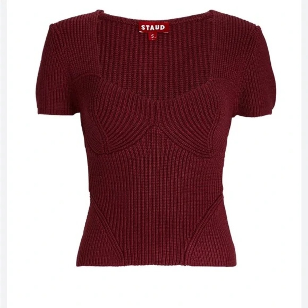 Staud Buxton Knit Top